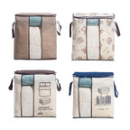 Non-Woven Family Save Space Organizer Bed Under Closet Storage Box Clothes Divider Organiser Quilt Bag Holder Organizer