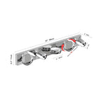 Modern Chrome LED Vanity Light Bar