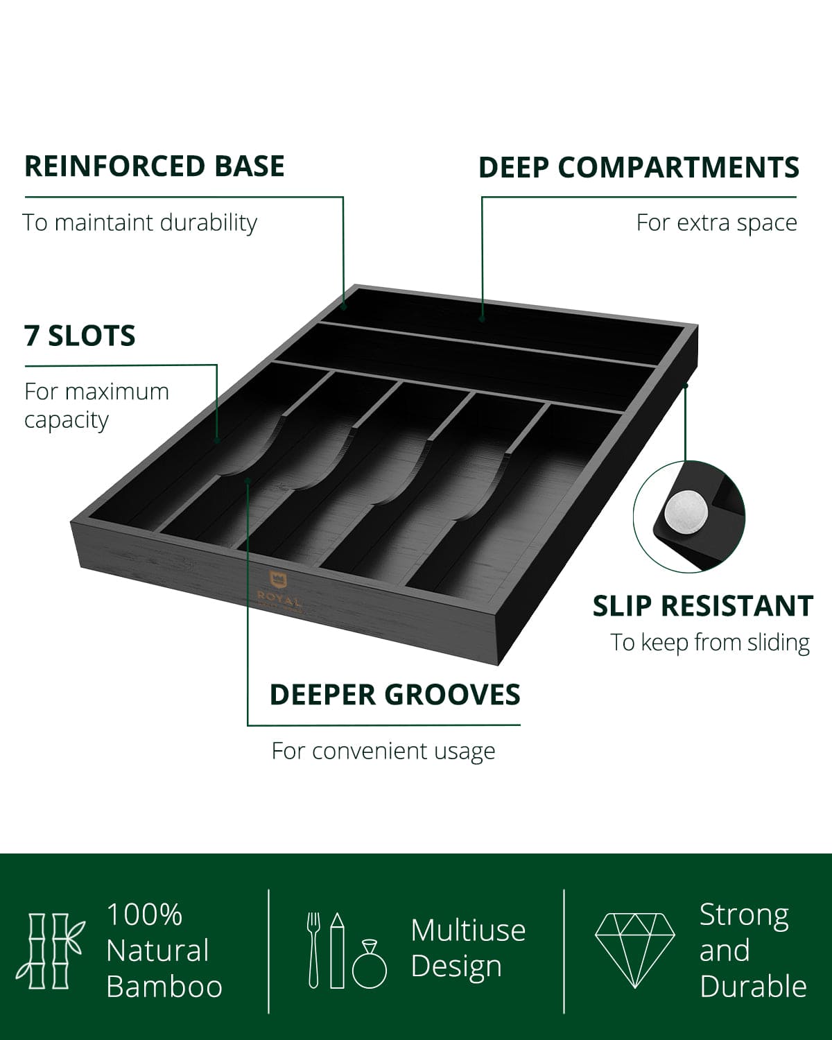 Basic Silverware Drawer Organizer