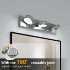 Modern Chrome LED Vanity Light Bar