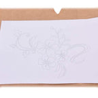3D Mirror Flower Removable Wall Sticker