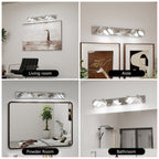 Modern Chrome LED Vanity Light Bar