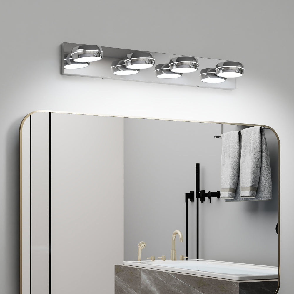 Modern Chrome LED Vanity Light Bar
