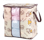 Non-Woven Family Save Space Organizer Bed Under Closet Storage Box Clothes Divider Organiser Quilt Bag Holder Organizer