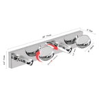 Modern Chrome LED Vanity Light Bar