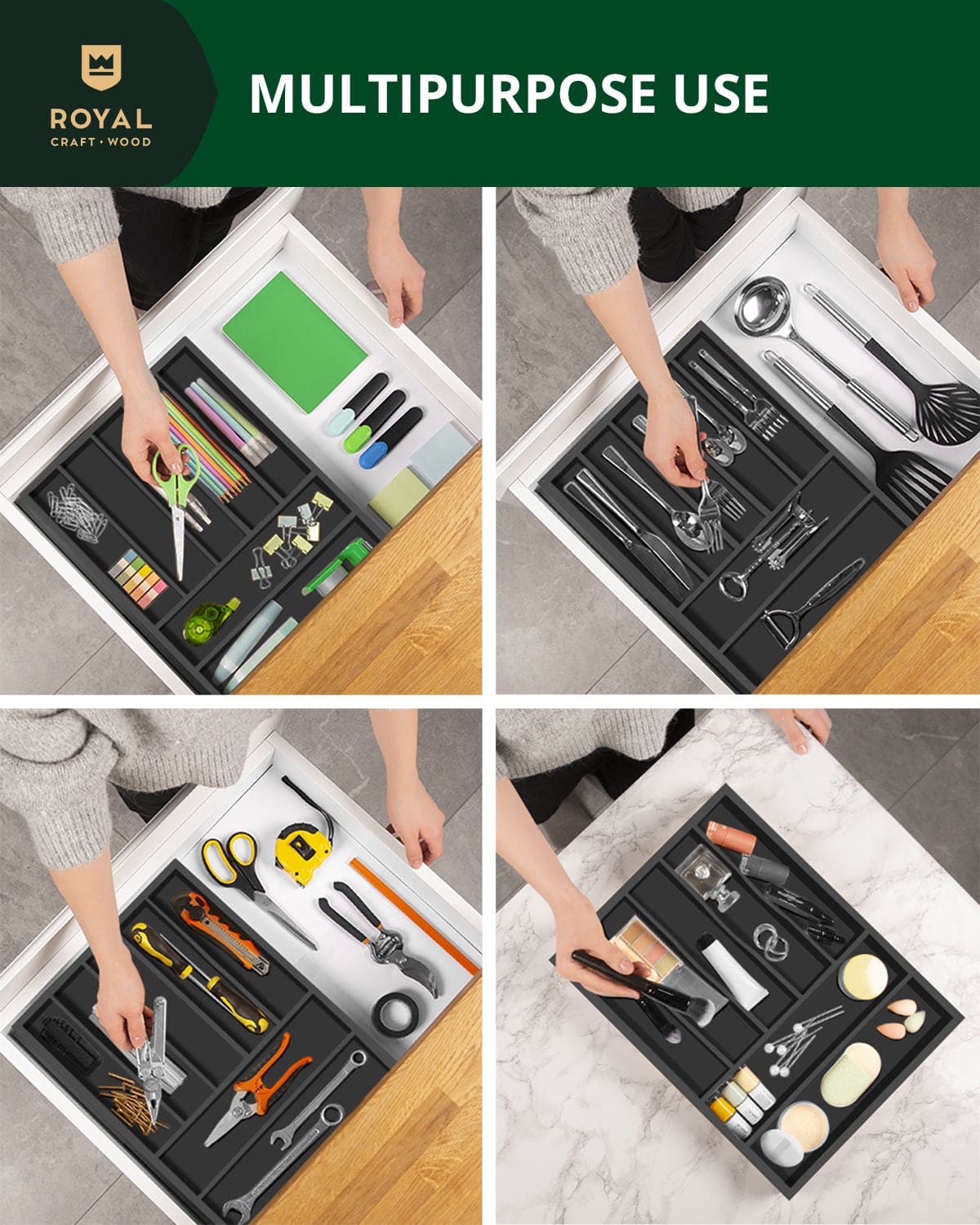 Basic Silverware Drawer Organizer