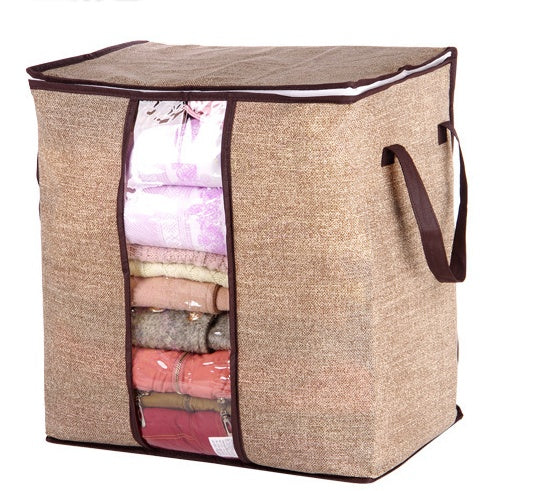 Non-Woven Family Save Space Organizer Bed Under Closet Storage Box Clothes Divider Organiser Quilt Bag Holder Organizer