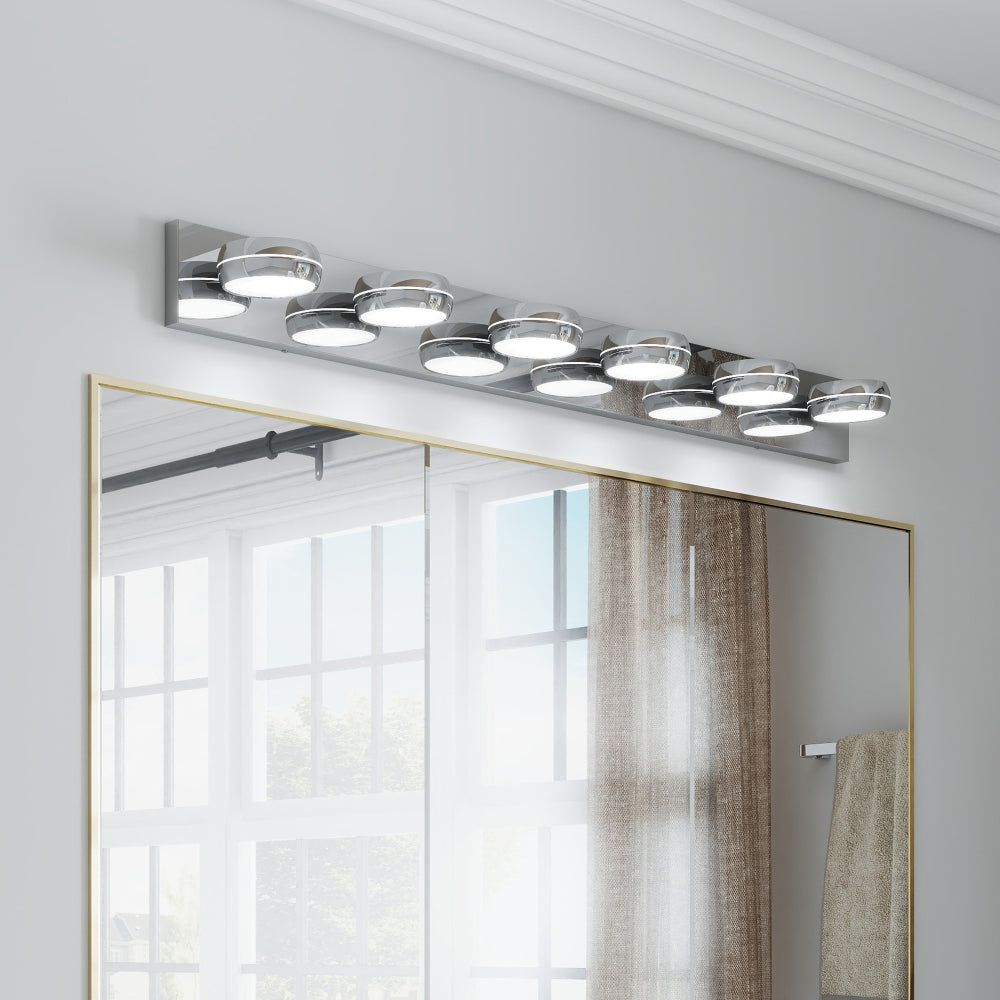 Modern Chrome LED Vanity Light Bar