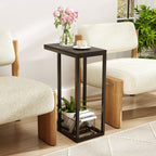C-shaped End Table