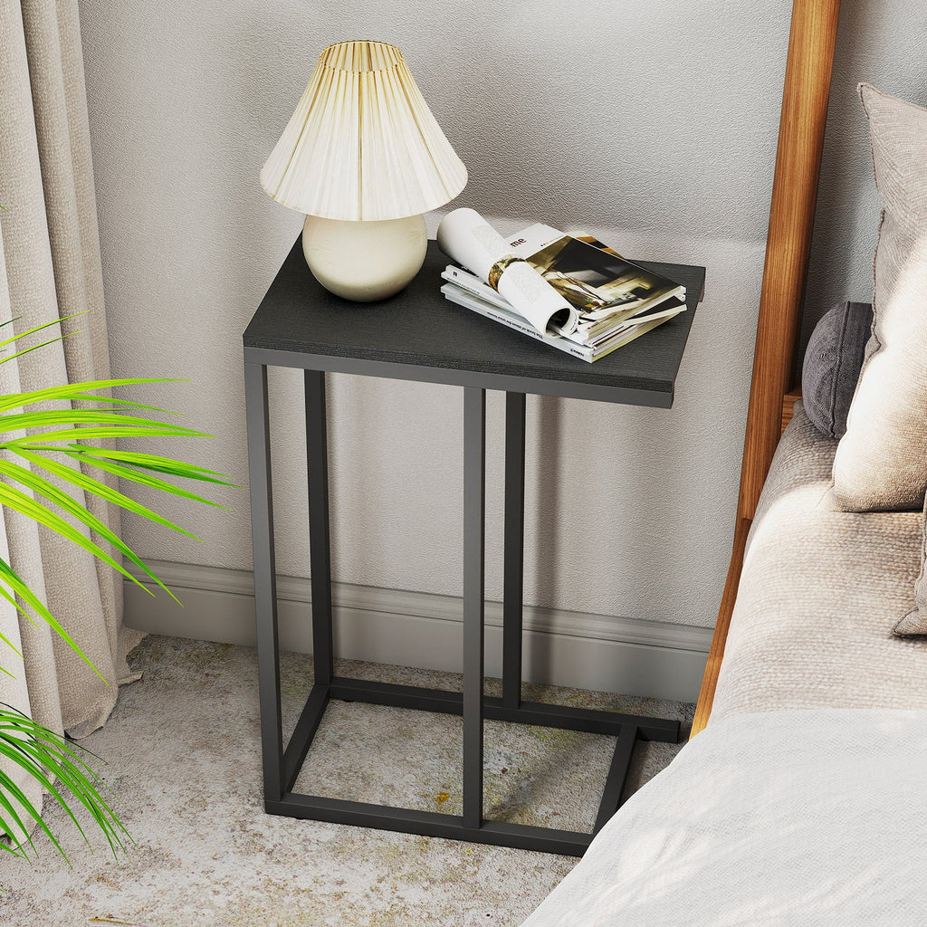 C-shaped End Table