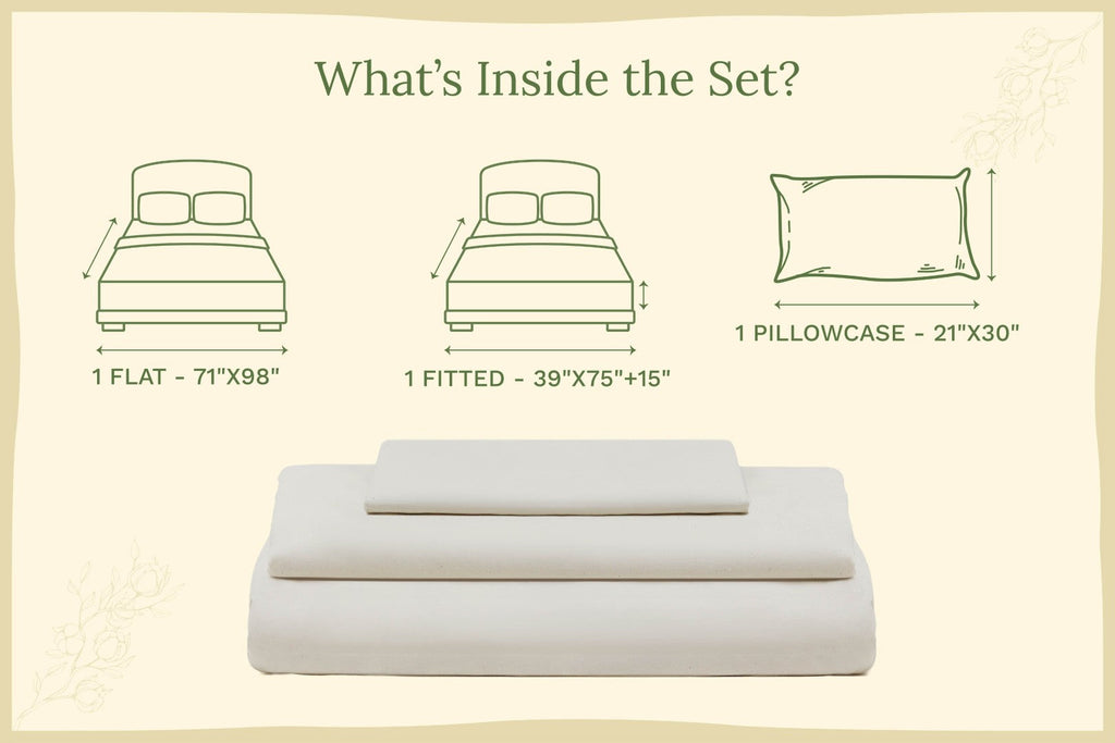 Organic Sateen Bed Sheet Set