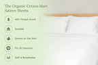 Organic Sateen Bed Sheet Set