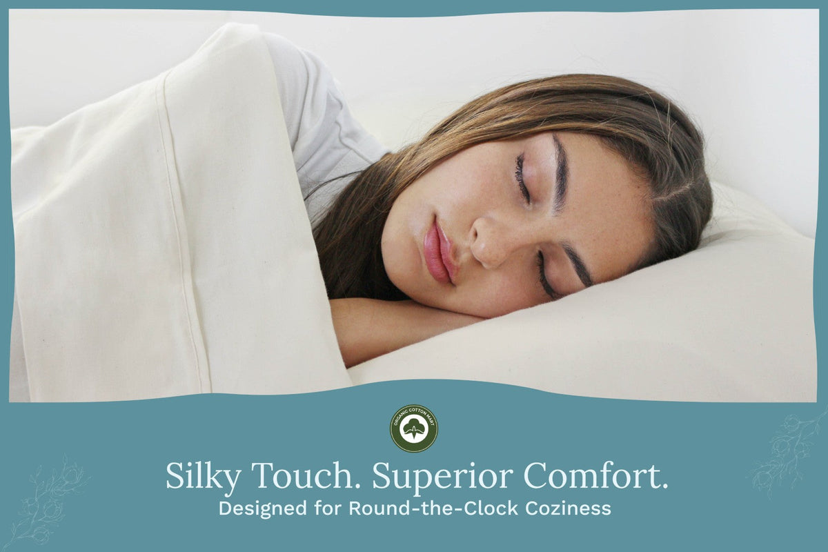 Organic Sateen Bed Sheet Set
