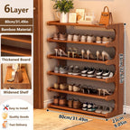 5/6 Tier Bamboo Shoe Rack