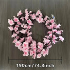Cherry Blossom 96 Led USB Tree Branch Rattan Lights 8 Modes Colorful String Lamp Any Occasion Decoration