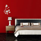 Acrylic Clocks Watch Wall Clock Modern Design 3D Mirror