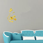 Acrylic Clocks Watch Wall Clock Modern Design 3D Mirror