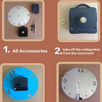 Acrylic Clocks Watch Wall Clock Modern Design 3D Mirror
