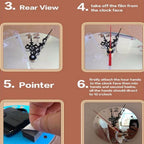 Acrylic Clocks Watch Wall Clock Modern Design 3D Mirror