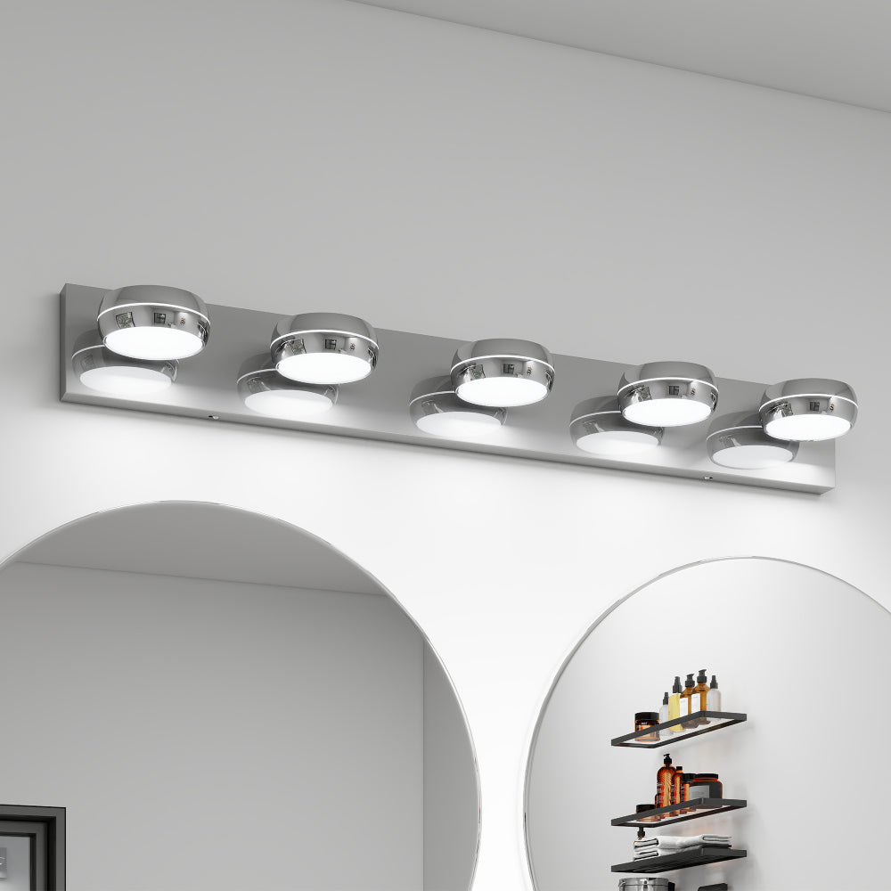 Modern Chrome LED Vanity Light Bar