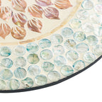 Mother-of-Pearl Inlay Mandala Wooden Serving Tray
